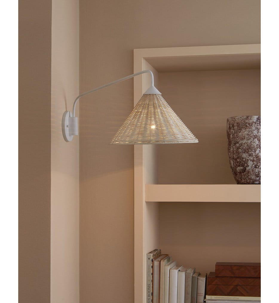 Currey & Company - 5000-0219 - Basket 25.75" Wall Sconce
