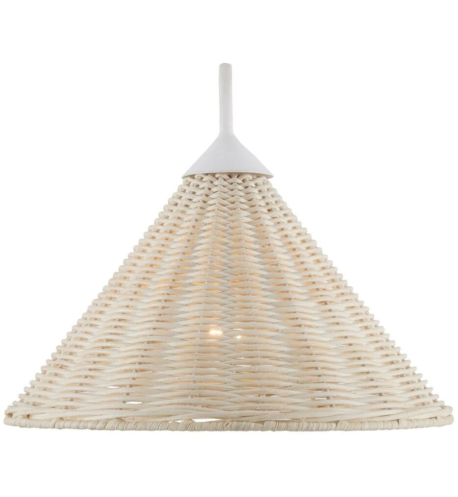 Currey & Company - 5000-0219 - Basket 25.75" Wall Sconce