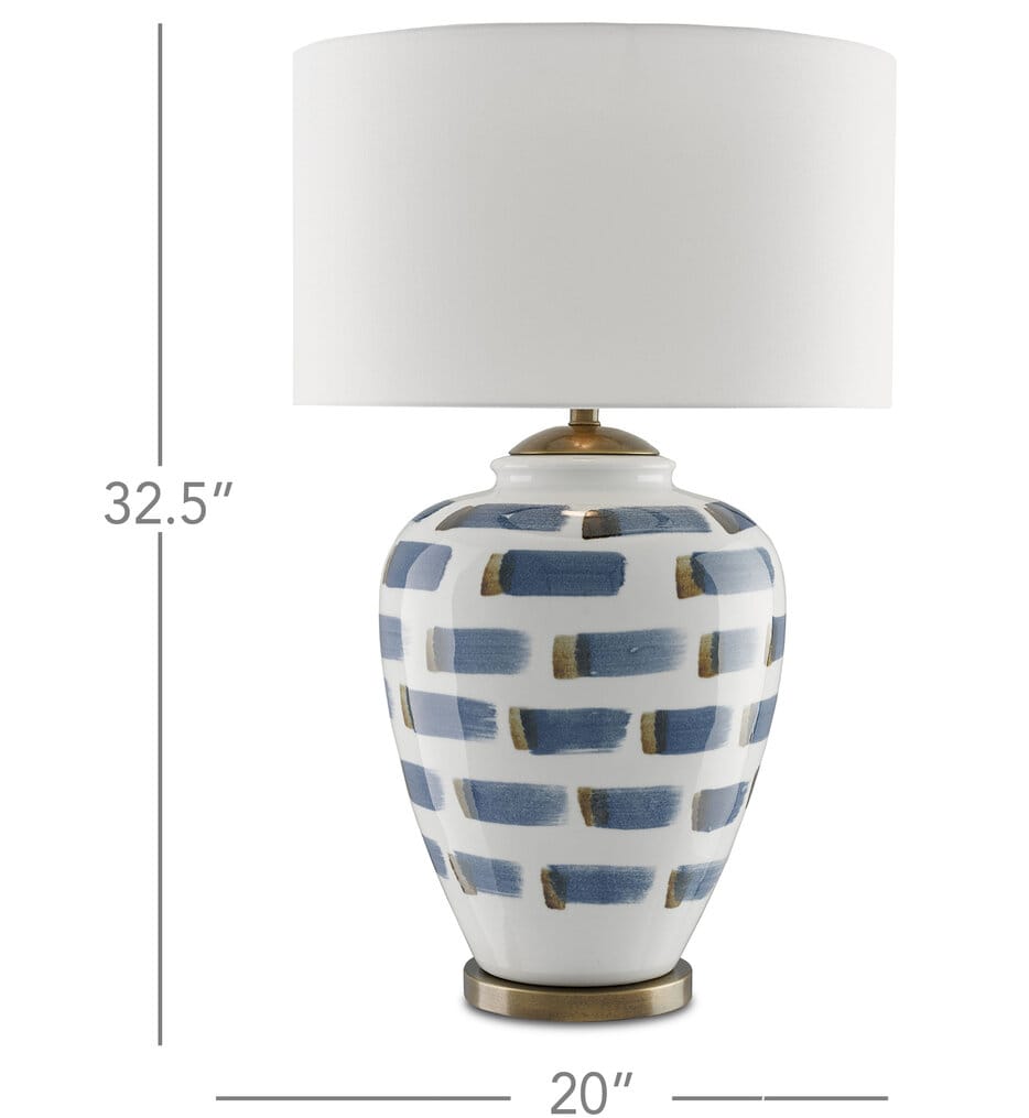 Currey & Company - 6000-0019 - Brushstroke 32.5" Table Lamp