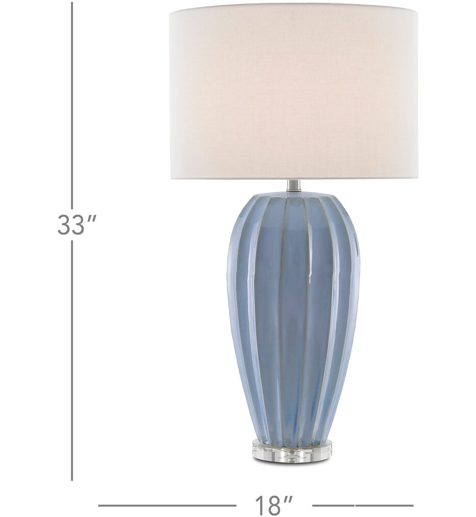 Currey & Company - 6000-0616 - Bluestar 33" Table Lamp