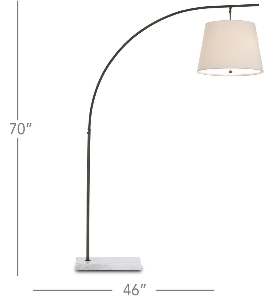 Currey & Company - Cloister 70" Floor Lamp