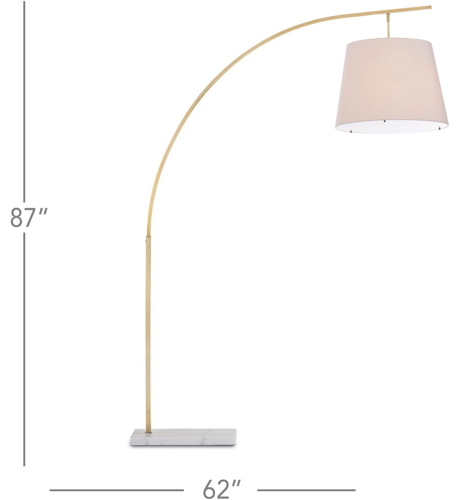 Currey & Company - Cloister 87" Floor Lamp