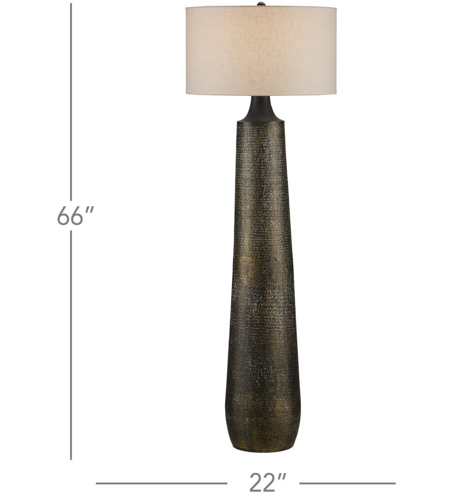 Currey & Company - 8000-0136 - Brigadier 66" Floor Lamp