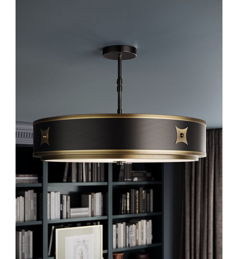 Currey & Company - 9000-0171 - Huntsman 24.5" Semi-Flush