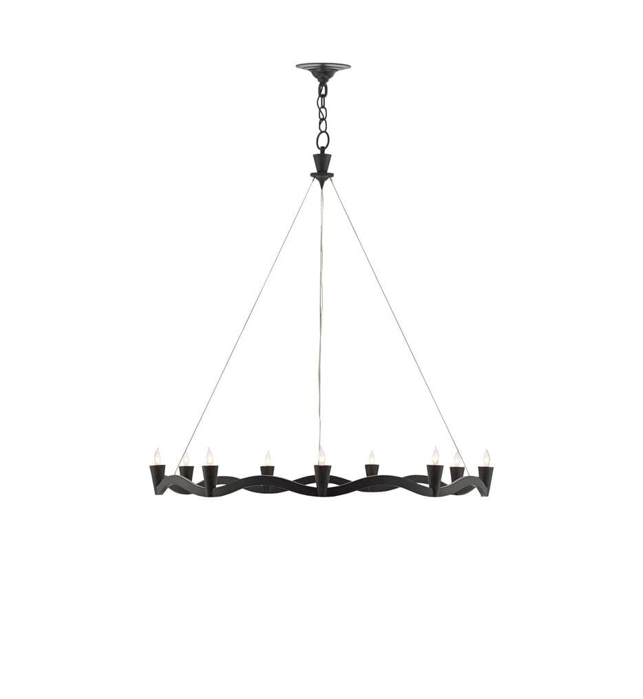Currey & Company - Serpentina 37" Chandelier