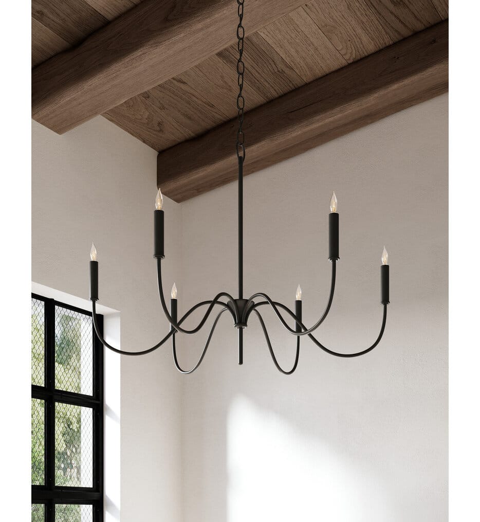 Currey & Company - 9000-0653 - Tirrell 34" Chandelier