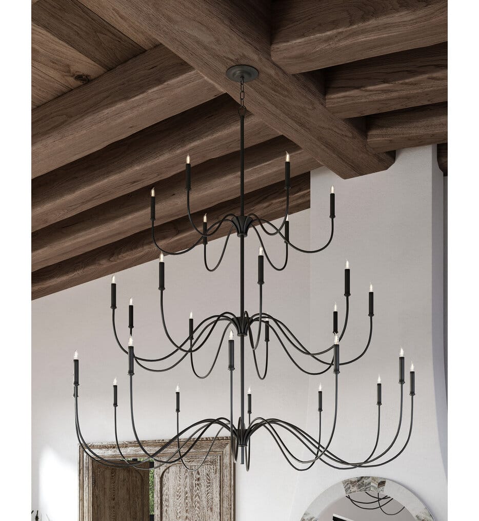 Currey & Company - 9000-0655 - Tirrell 58" Chandelier