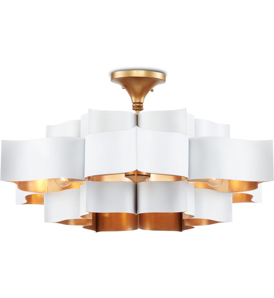 Currey & Company - 9000-0857 - Grand Lotus 30" Chandelier