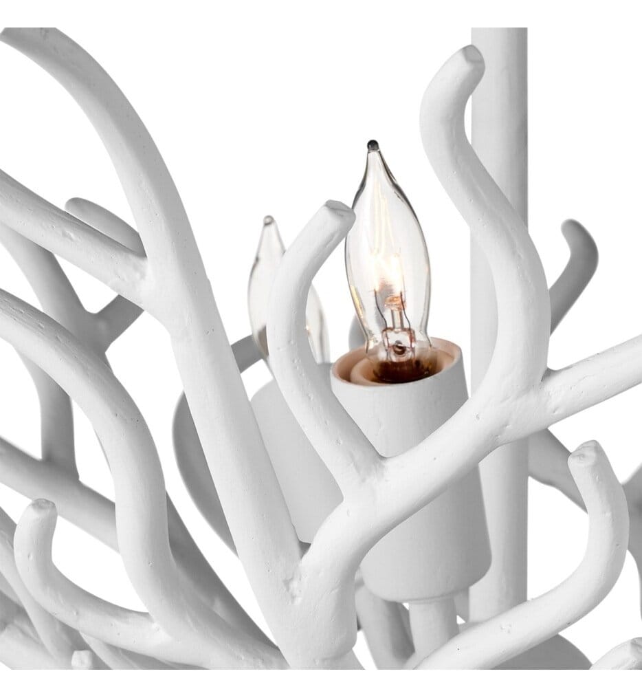Currey & Company - 9000-1124 - Snowfall 21.5" Semi-Flush Mount
