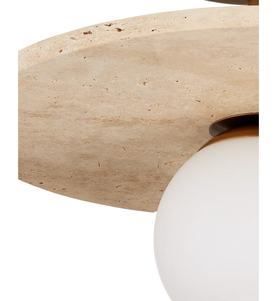 Currey & Company - 9000-1195 - Apricity 16" Semi-Flush Mount