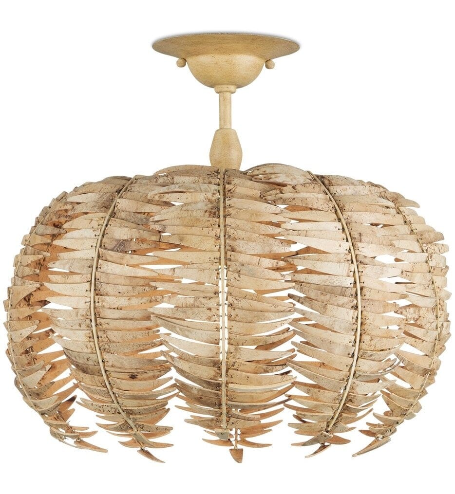 Currey & Company - 9000-1258 - Tiptur 15.75" Semi-Flush Mount
