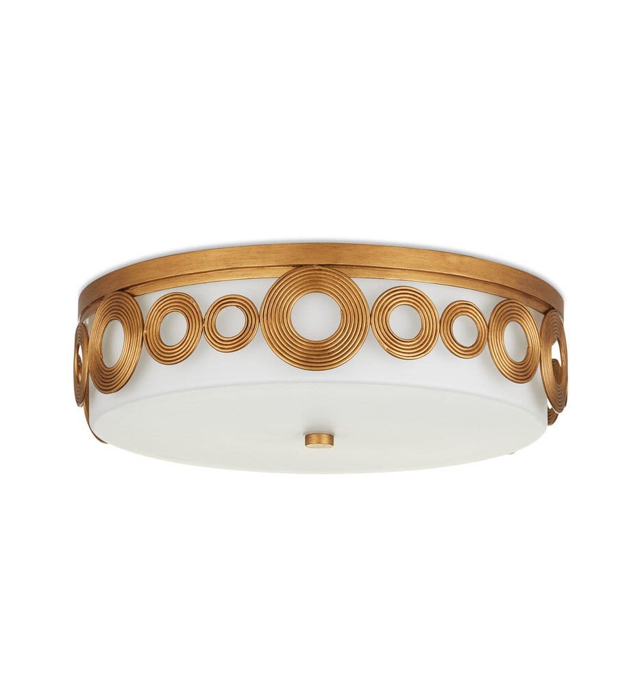 Currey & Company - 9999-0076 - Gyges 18" Flush Mount