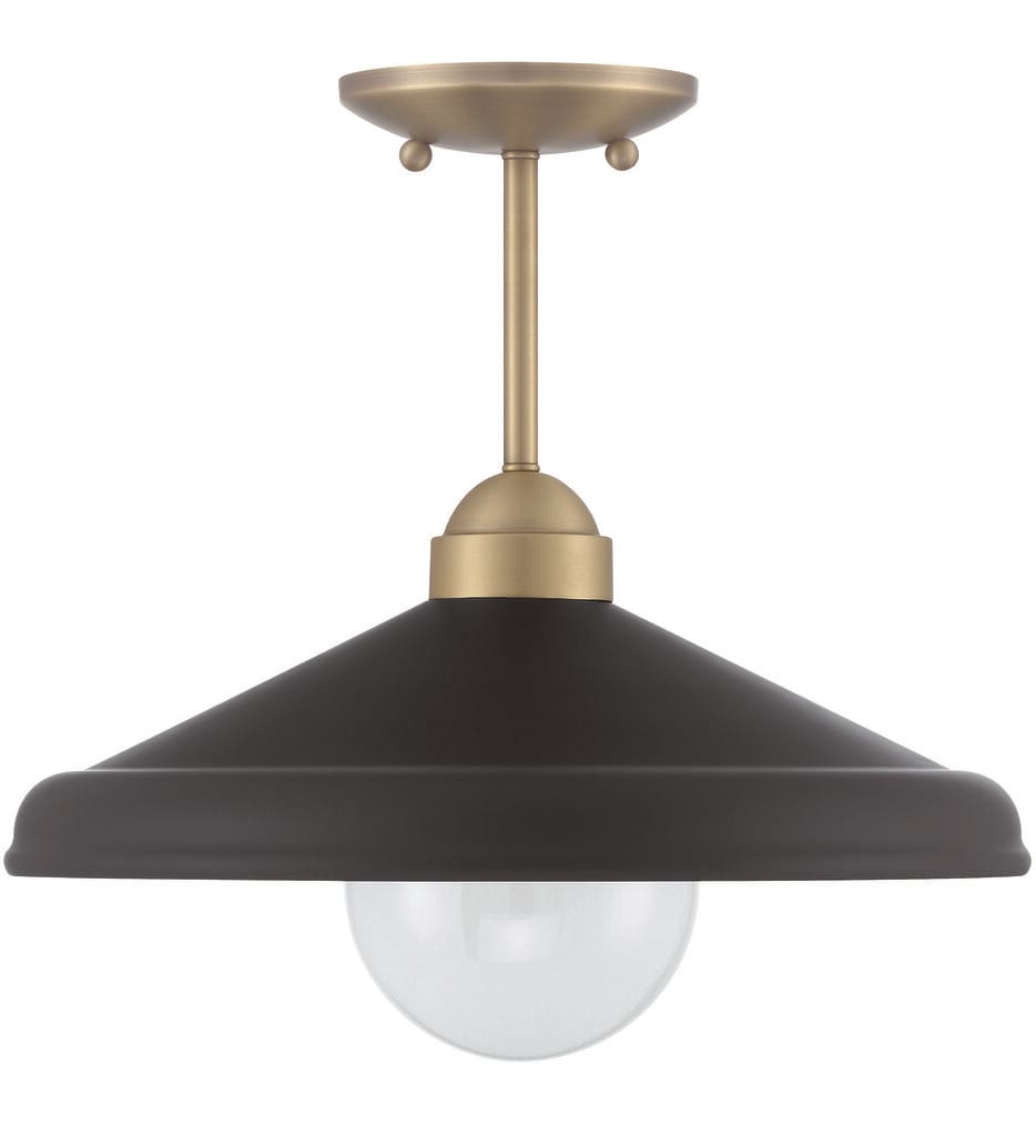 Lumanity - Brooks 14" Semi-Flush Mount