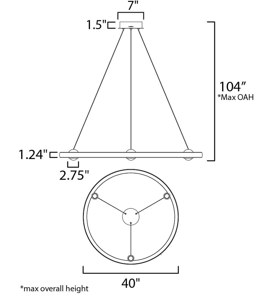 ET2 - Nodes 40" Pendant