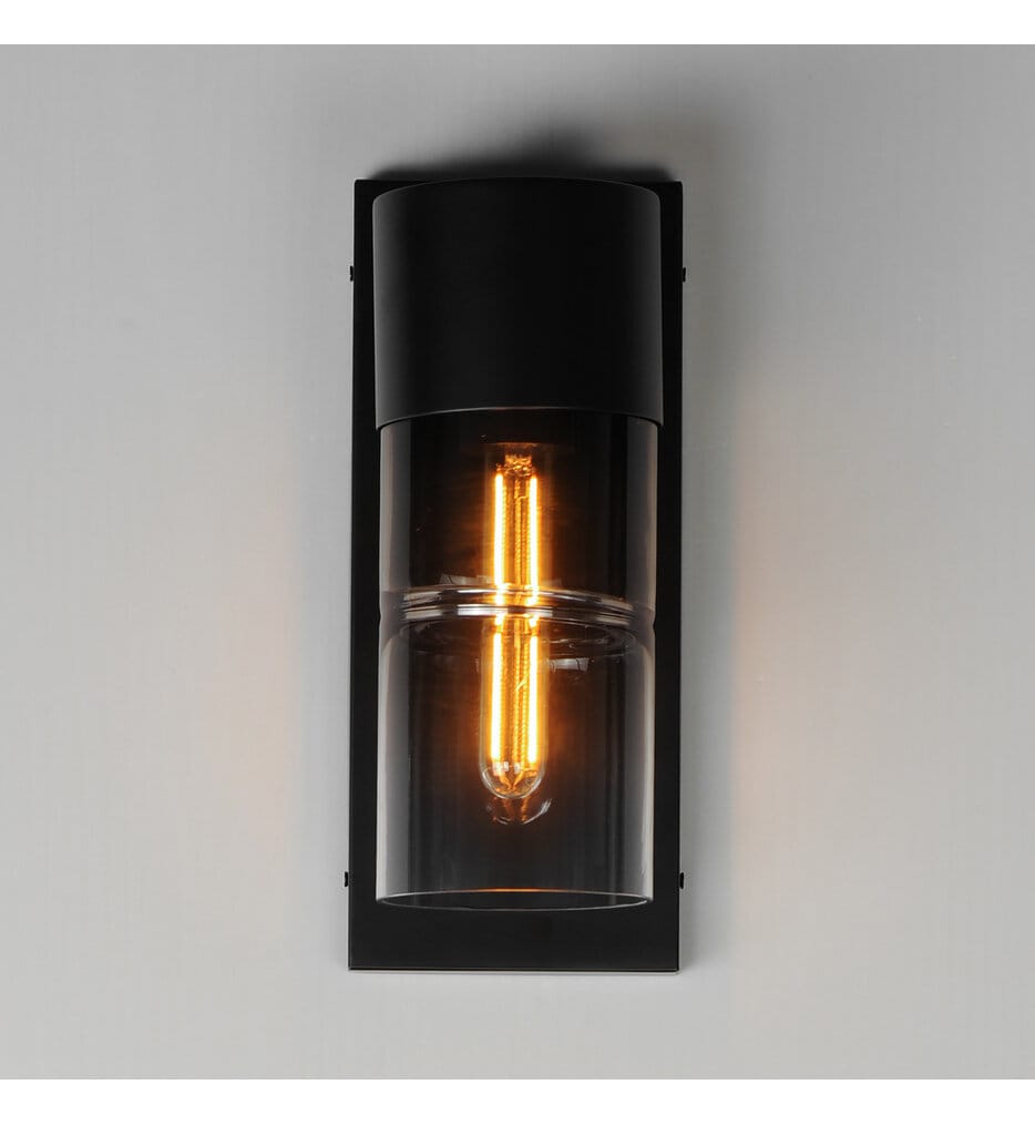 ET2 - E26142-142BK - Smokestack 13.75" Outdoor Wall Sconce