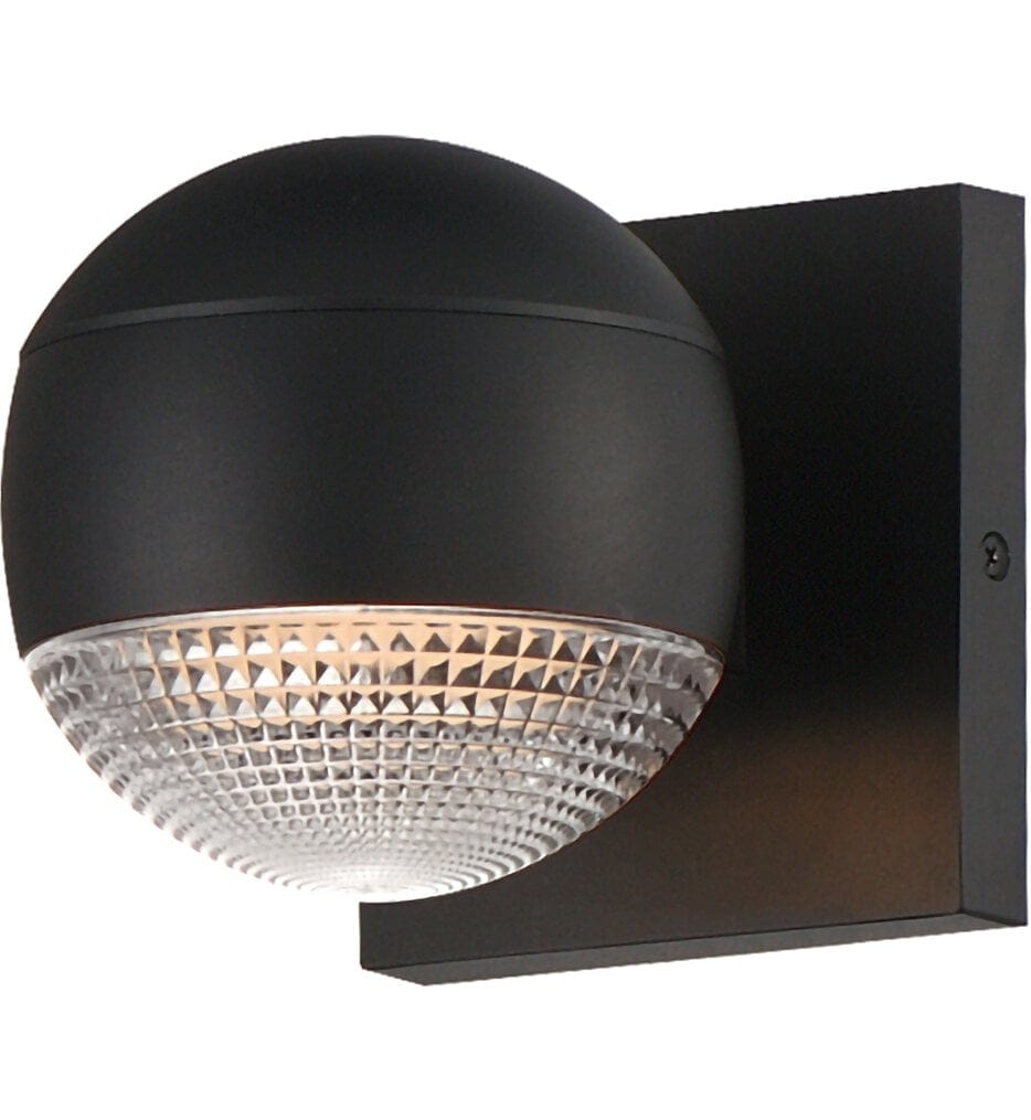 ET2 - E30163-126BK - Modular 5" Outdoor Wall Sconce