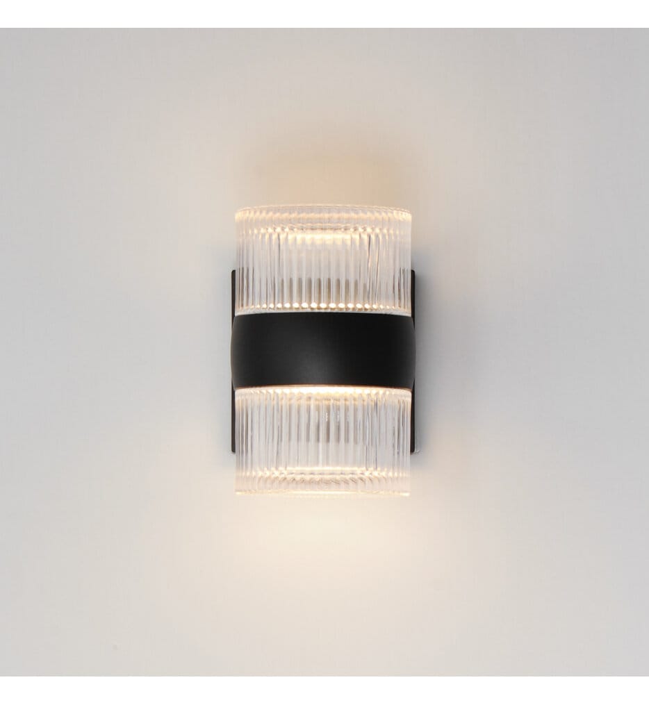 ET2 - E30166-144BK - Modular 7.75" Outdoor Wall Sconce