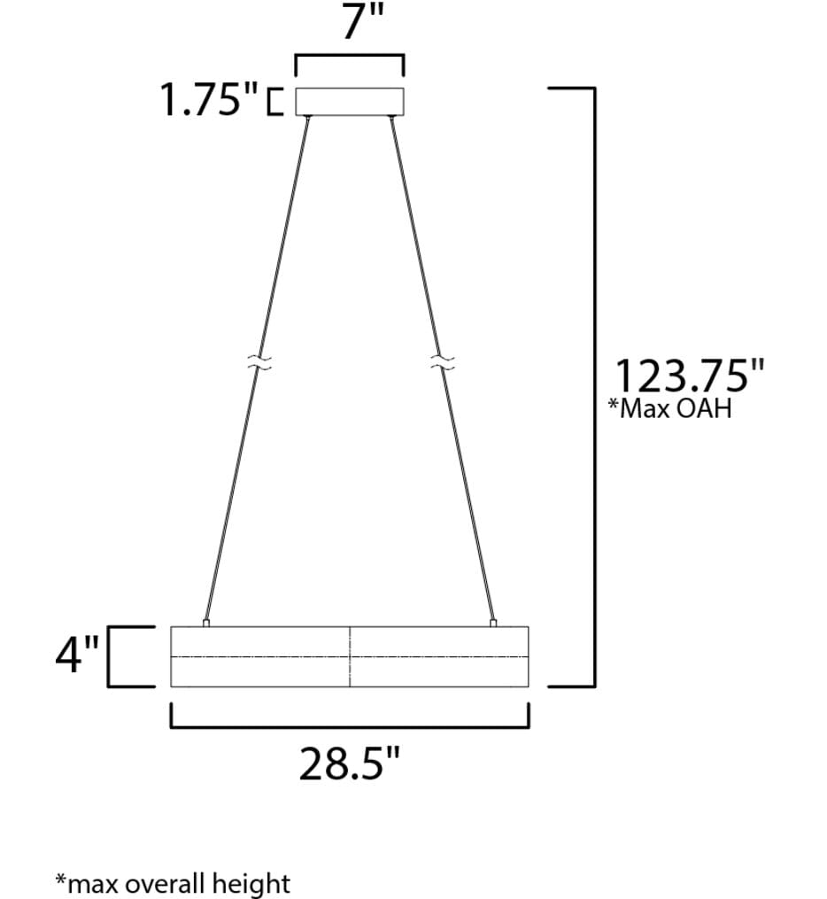 ET2 - E35004-MW - iCorona 28.5" Pendant