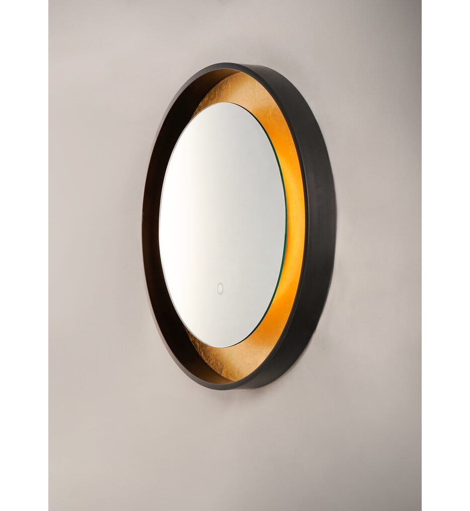 ET2 - E42036-GLBK - Floating 23.5" Bathroom Mirror