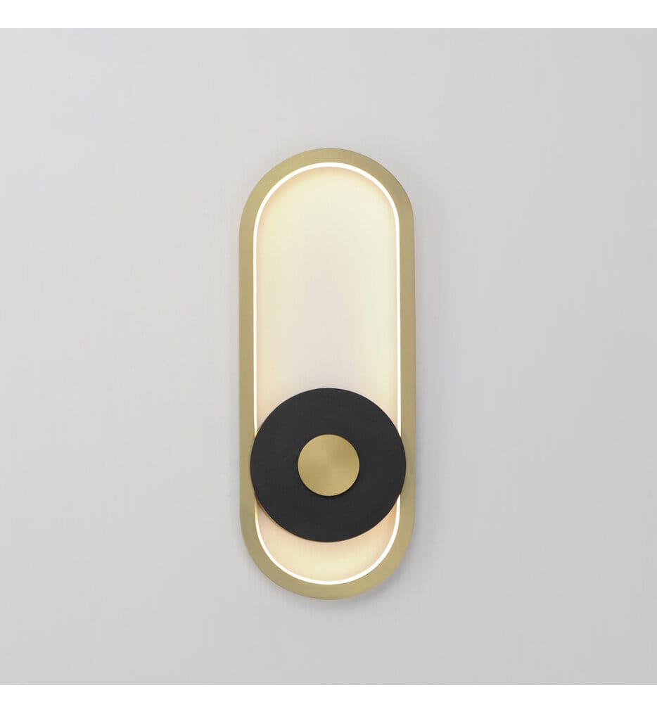 ET2 - E42104-BKGLD - Gravity 15.5" Outdoor Wall Sconce