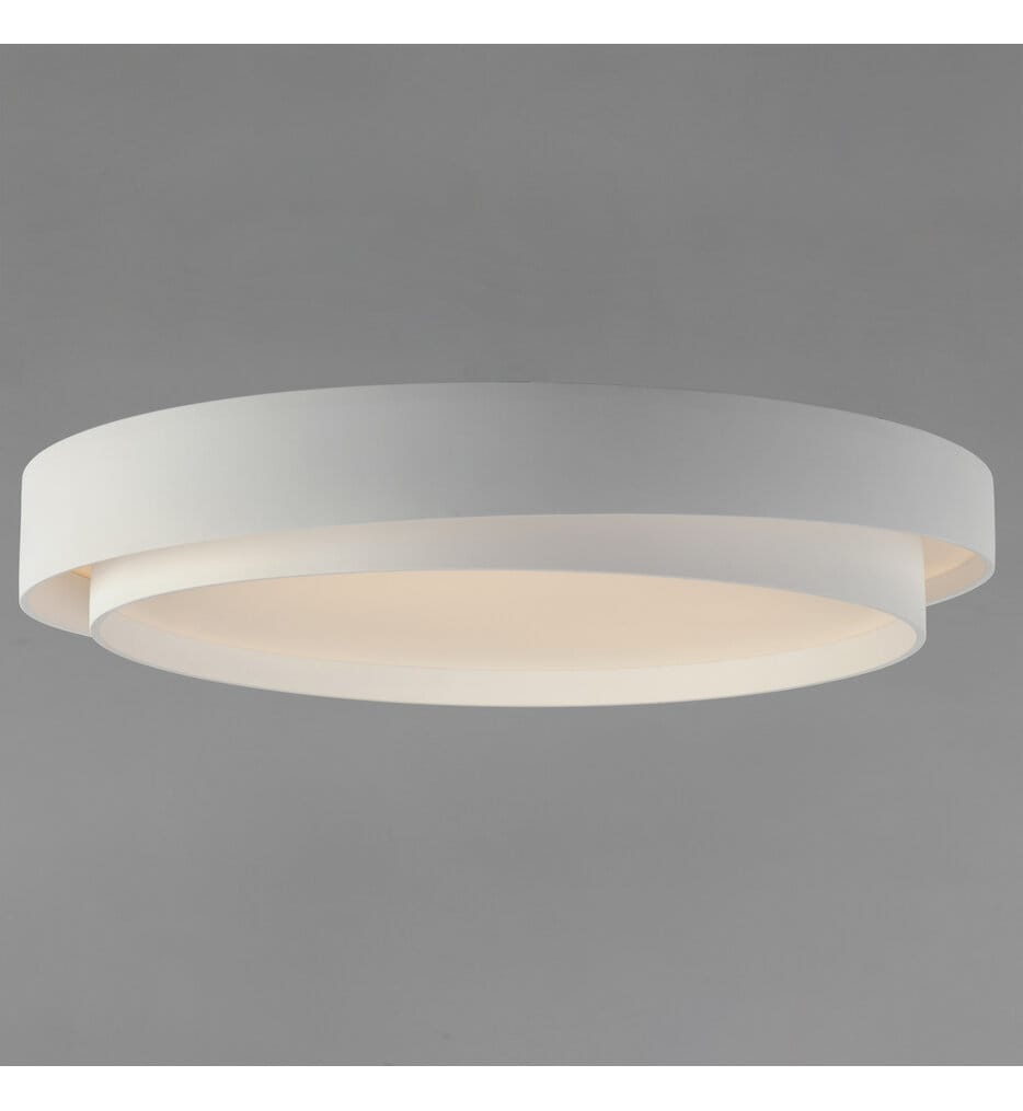 ET2 - E51046-WT - Ziggurat 31.5" Flush Mount