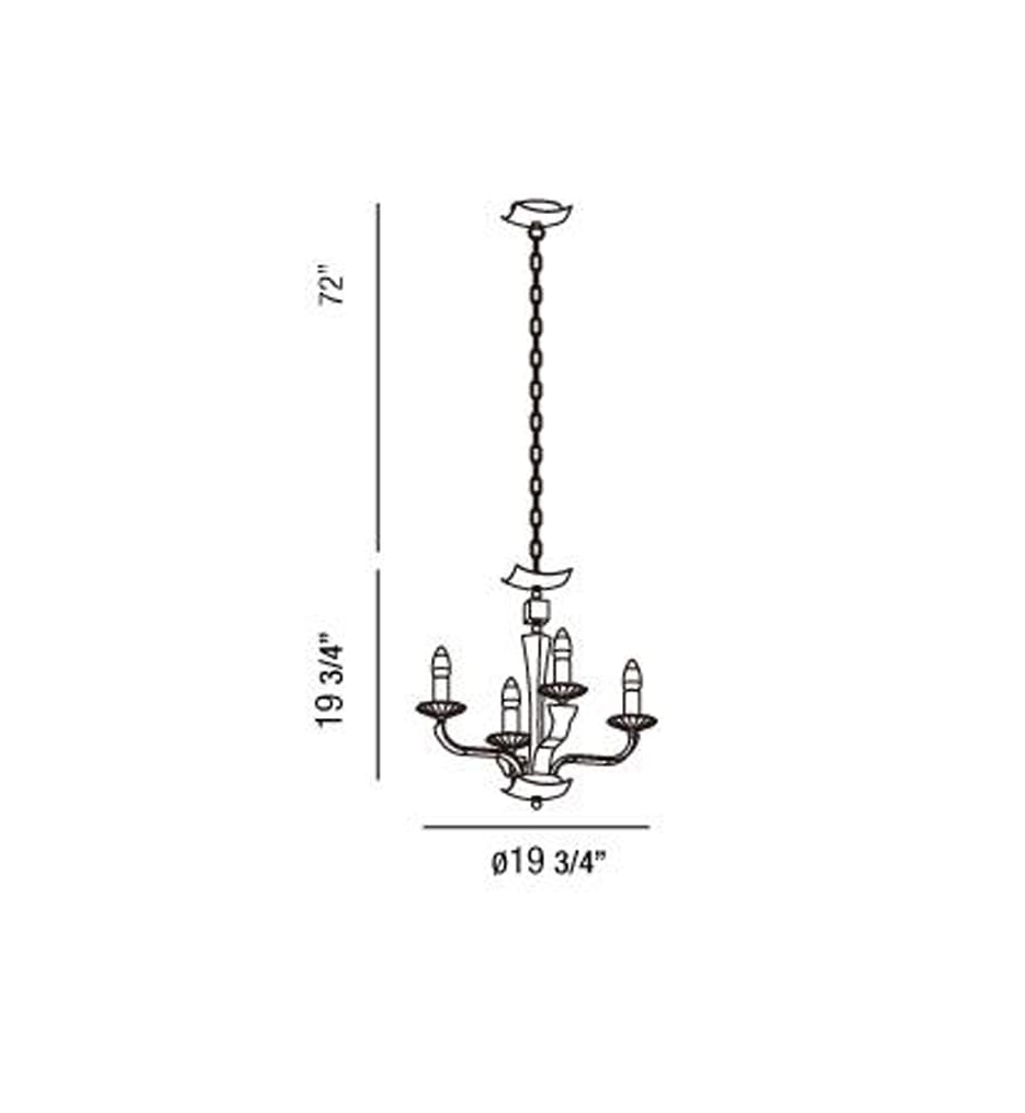 Eurofase - 22805-010 - Pella 19.75" Chandelier