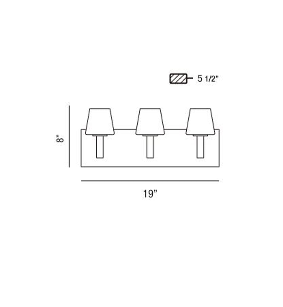 Eurofase - Anglo 19" Bath Vanity Light