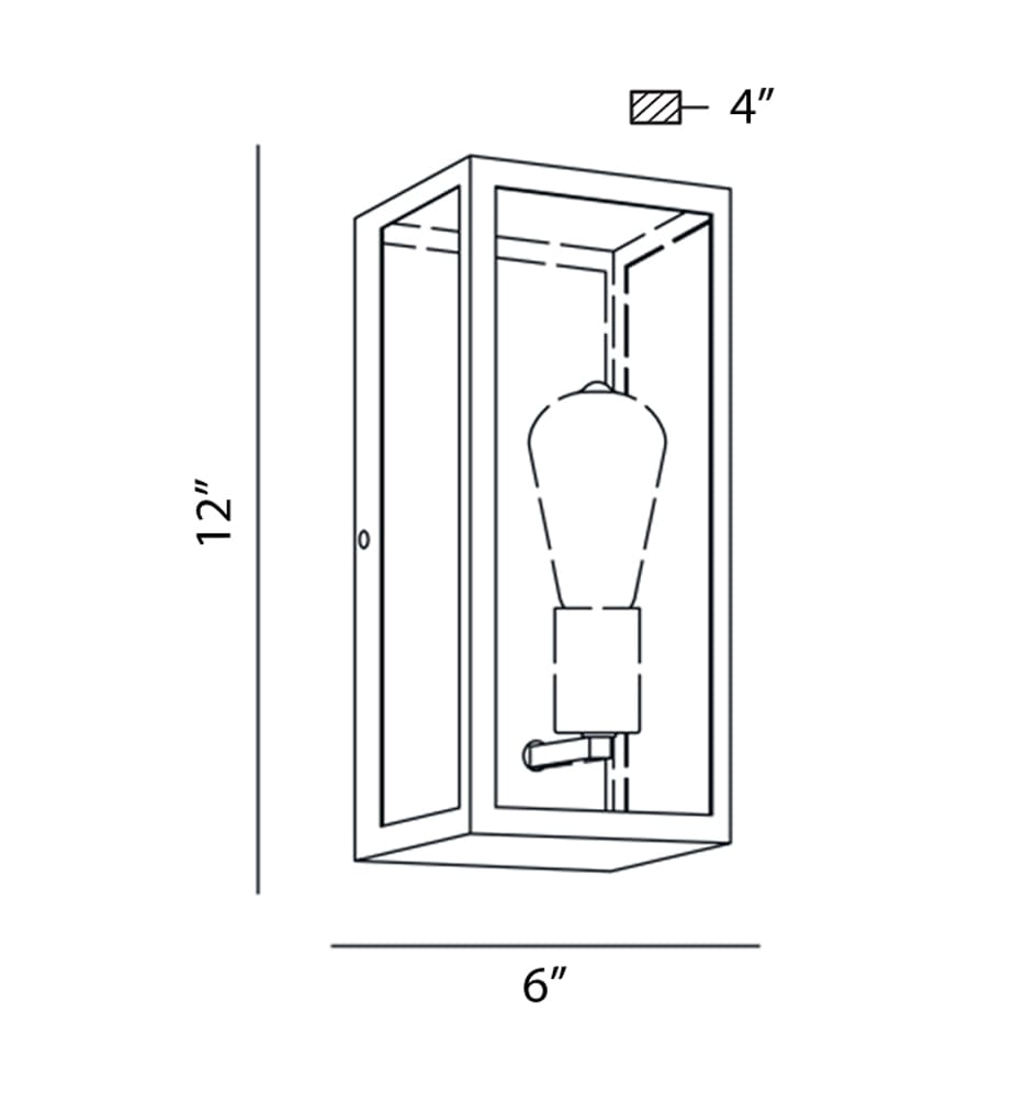 Eurofase - 25602-012 - Retto 12" Outdoor Wall Sconce