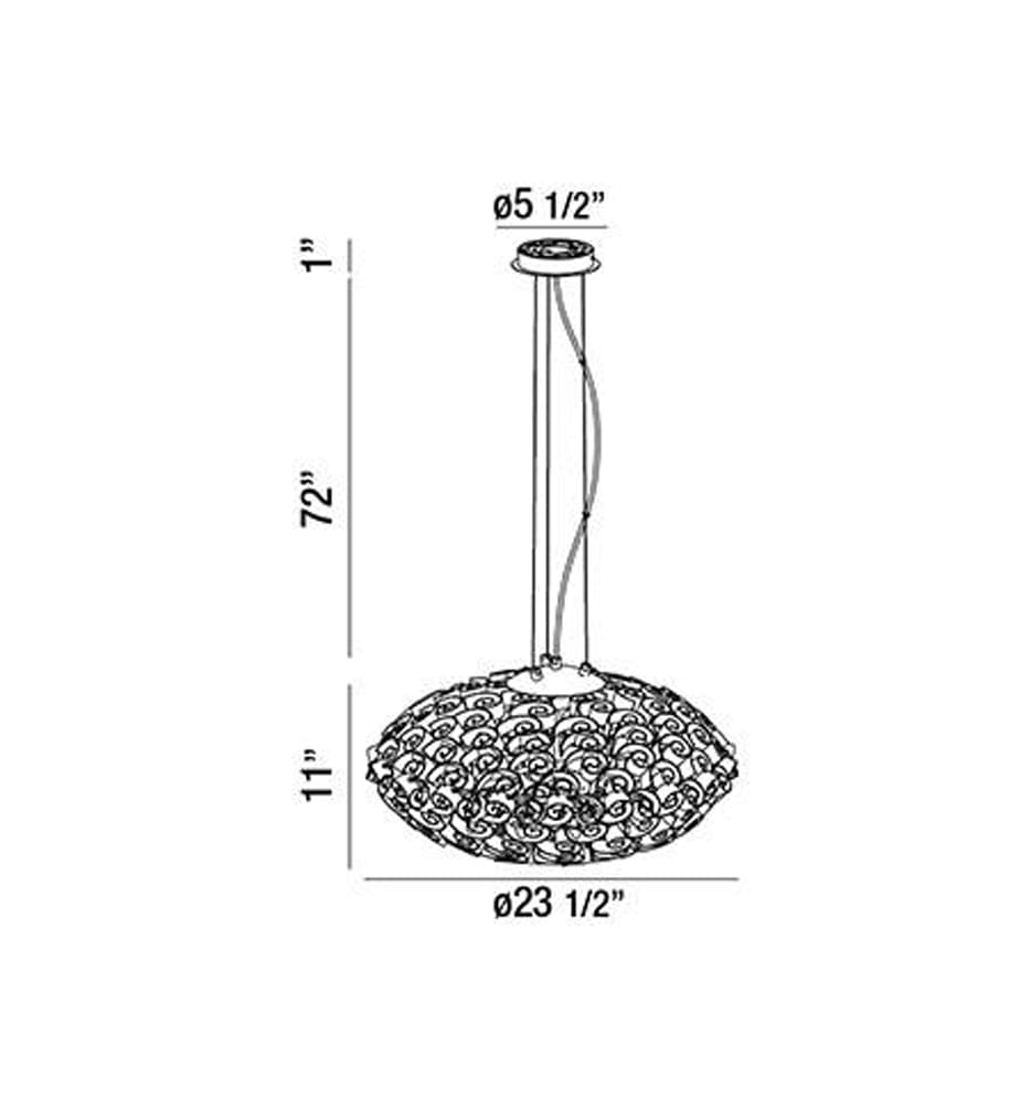 Eurofase - 26333-014 - Grace 23.5" Chandelier