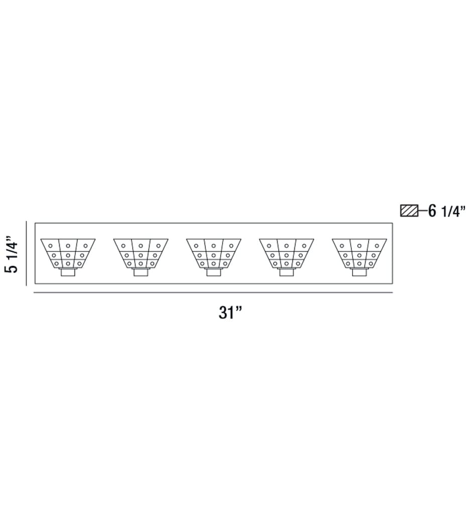Eurofase - 28033-011 - Zilli 31" Bath Vanity Light