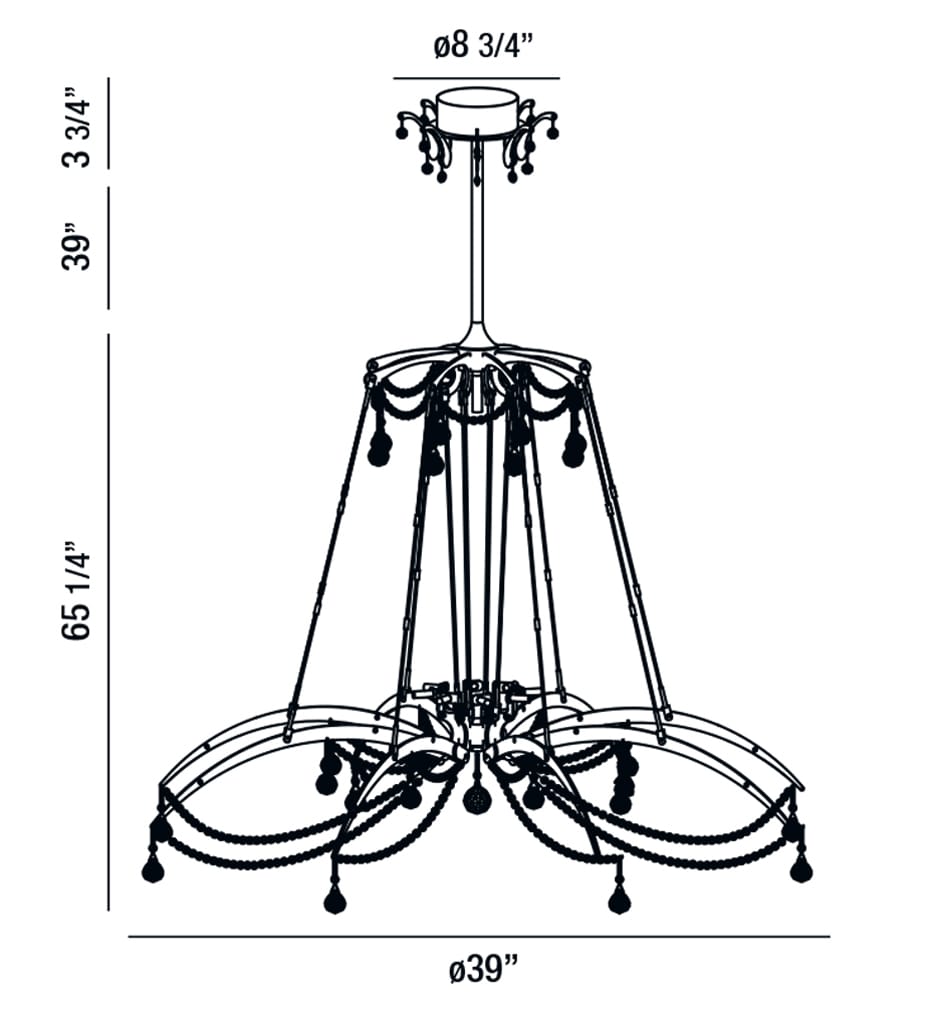 Eurofase - 28145-011 - Gambari 39" Chandelier