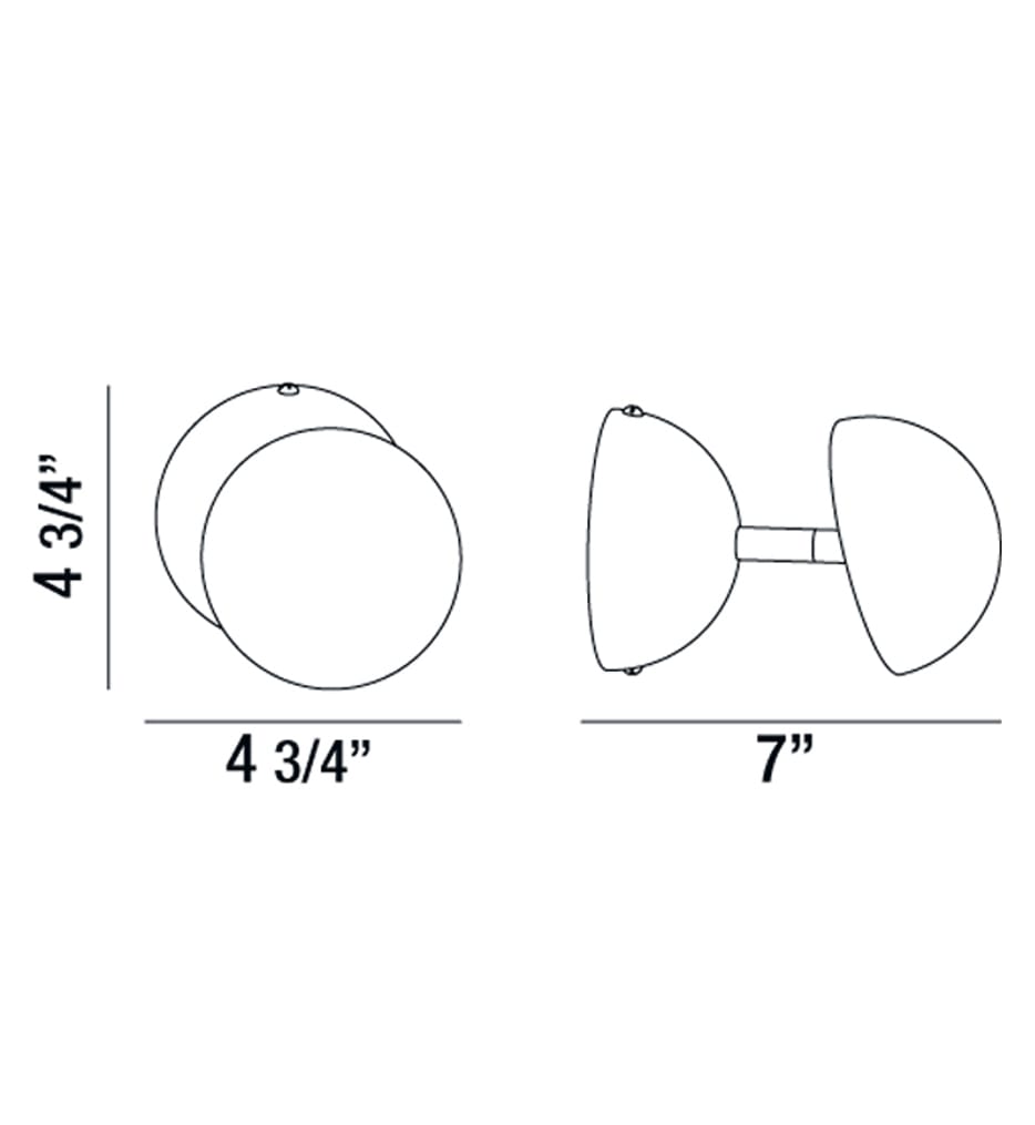 Eurofase - 28157-014 - Noble 4.75" Wall Sconce