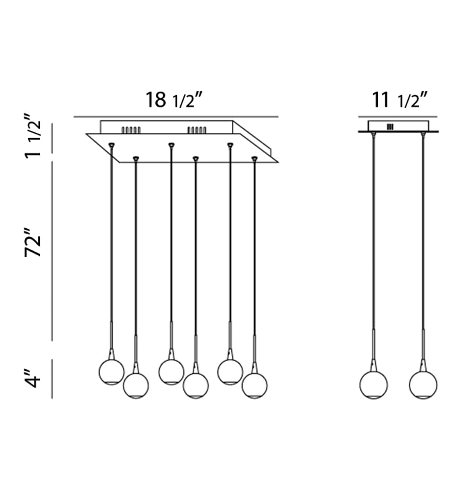 Eurofase - 28168-010 - Patruno 18.5" Pendant