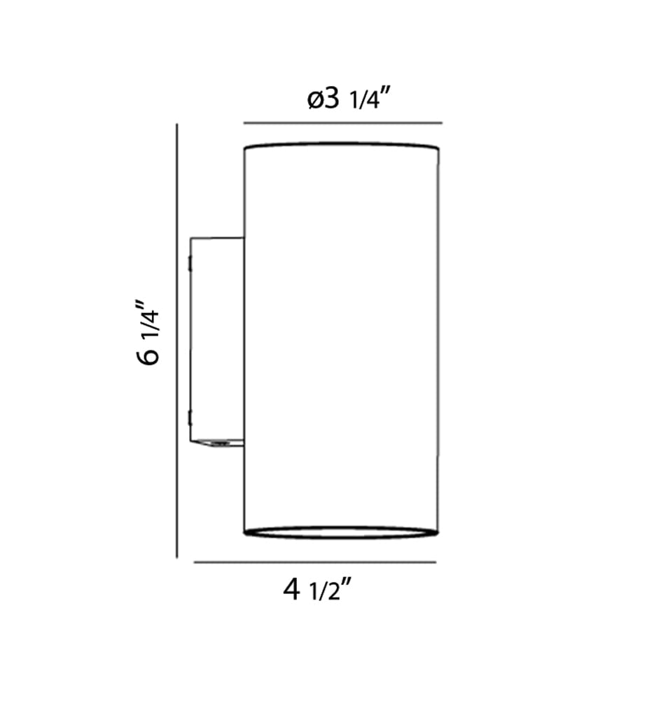 Eurofase - 28301-011 - Rotondo 6.25" Outdoor Wall Sconce