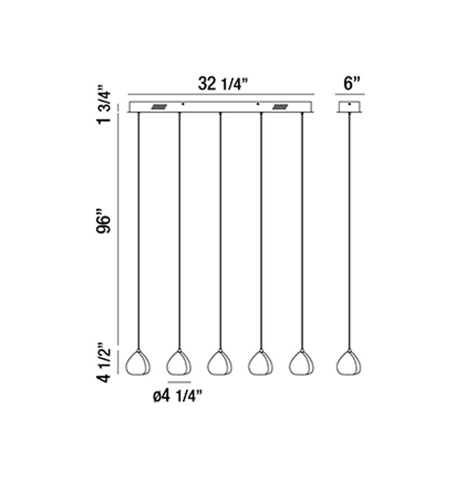 Eurofase - 29044-016 - Lucido 32.25" Pendant