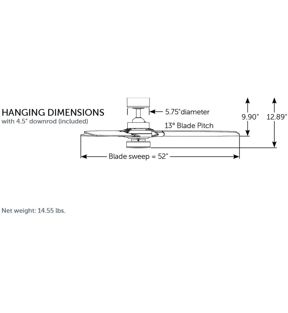 Fanimation - Amped 52" Ceiling Fan