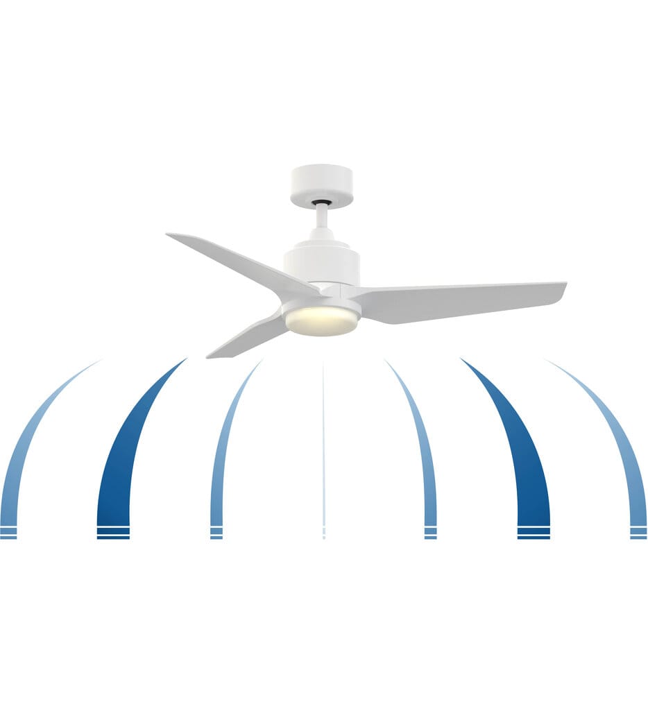 Fanimation - FPD8514DZW-44BNW-LK - TriAire Custom 44" Ceiling Fan
