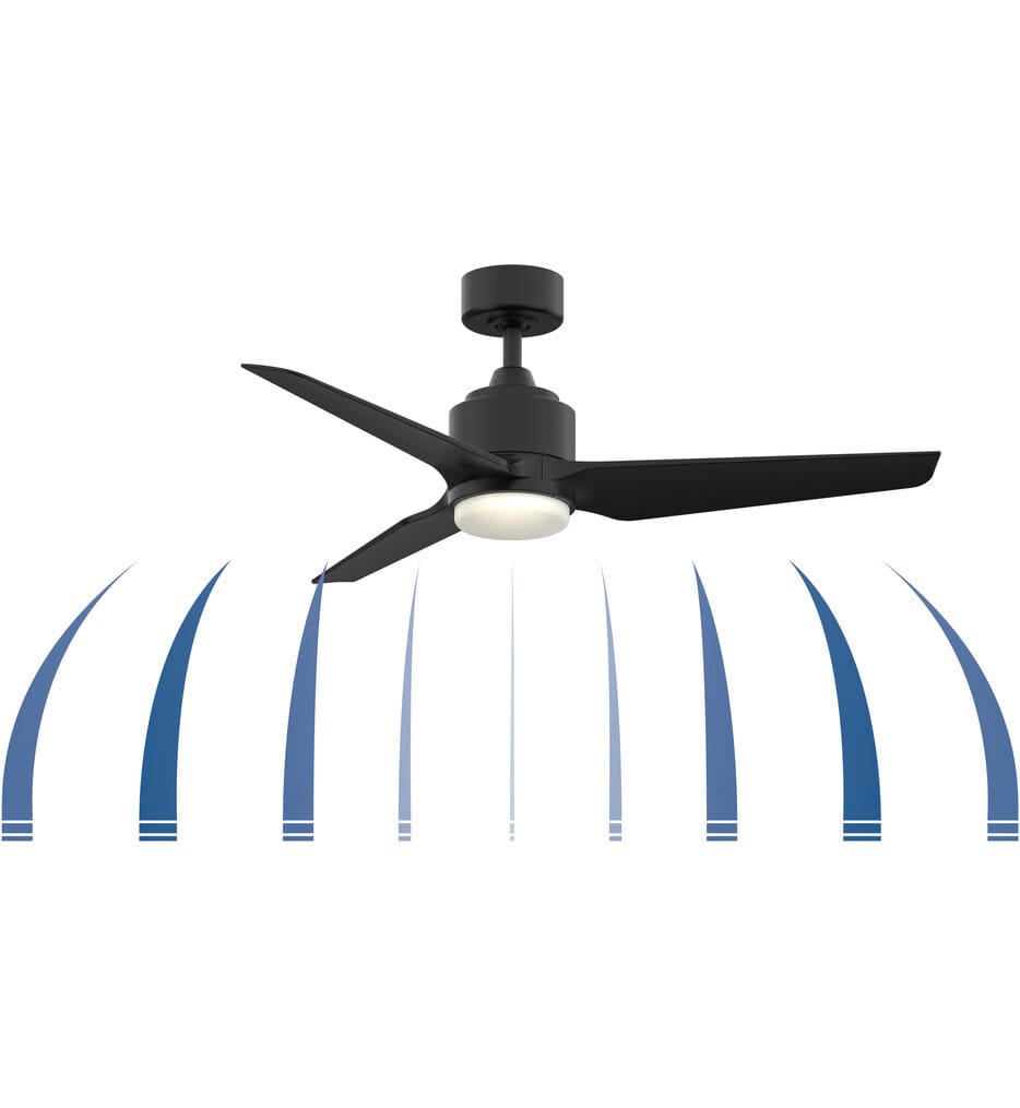 Fanimation - FPD8514SLW-52PMWW-12LK - TriAire Custom 52" Ceiling Fan