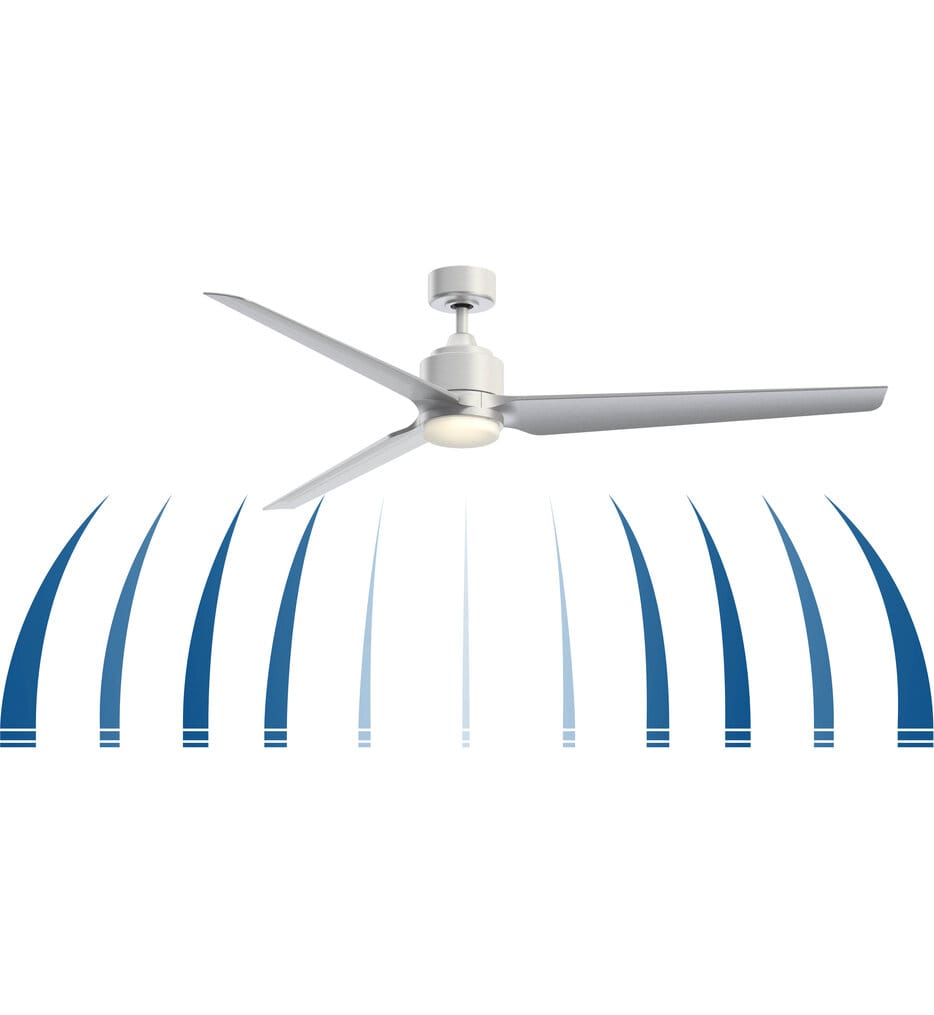 Fanimation - FPD8515BS-72BLW-LK - TriAire Custom 72" Ceiling Fan