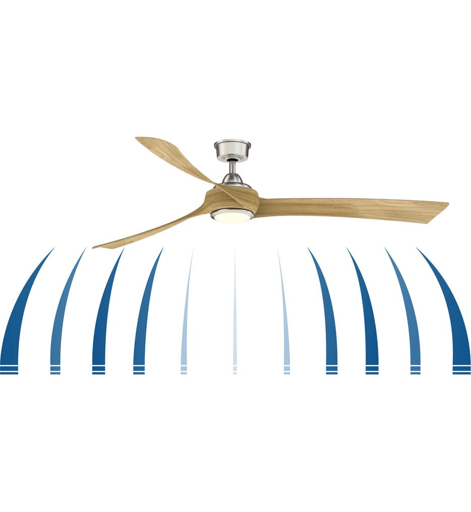 Fanimation - FPD8531BS-72K - Wrap Custom 72" Ceiling Fan