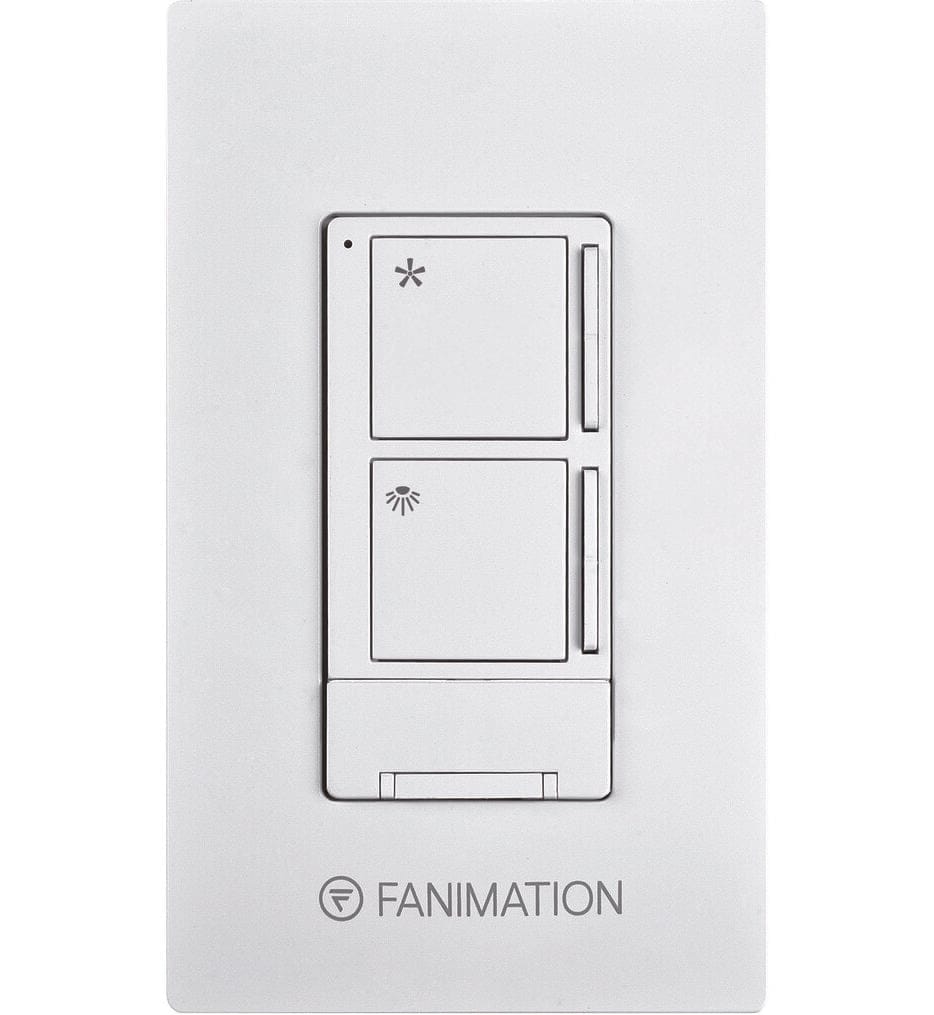 Fanimation - WR506WH - Wall Control with Receiver - 3 Fan Speeds and Light