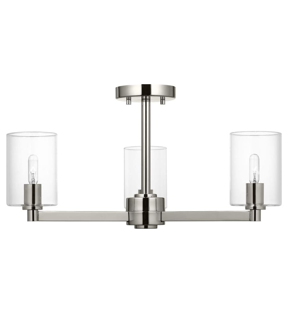 Visual Comfort Studio - Fullton 23.125-inch Semi-Flush Mount
