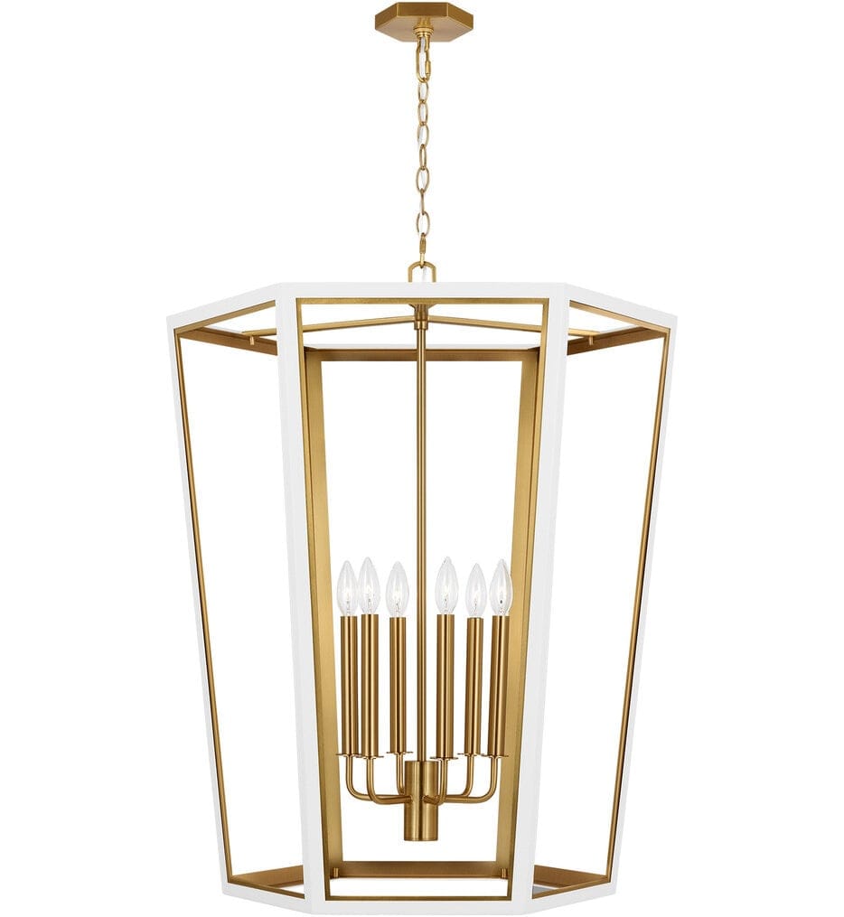 Visual Comfort Studio - AC1106MWTBBS - Curt 26.625" Chandelier