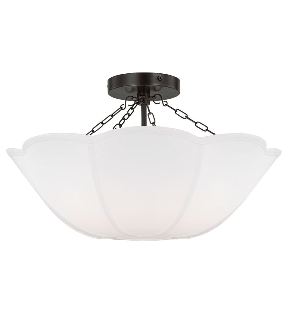 Visual Comfort Studio - Stassi 18.5-inch Semi-Flush Mount