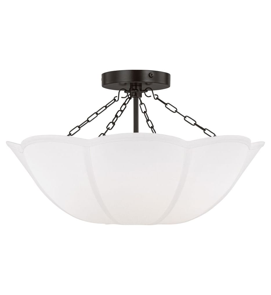 Visual Comfort Studio - Stassi 18.5-inch Semi-Flush Mount