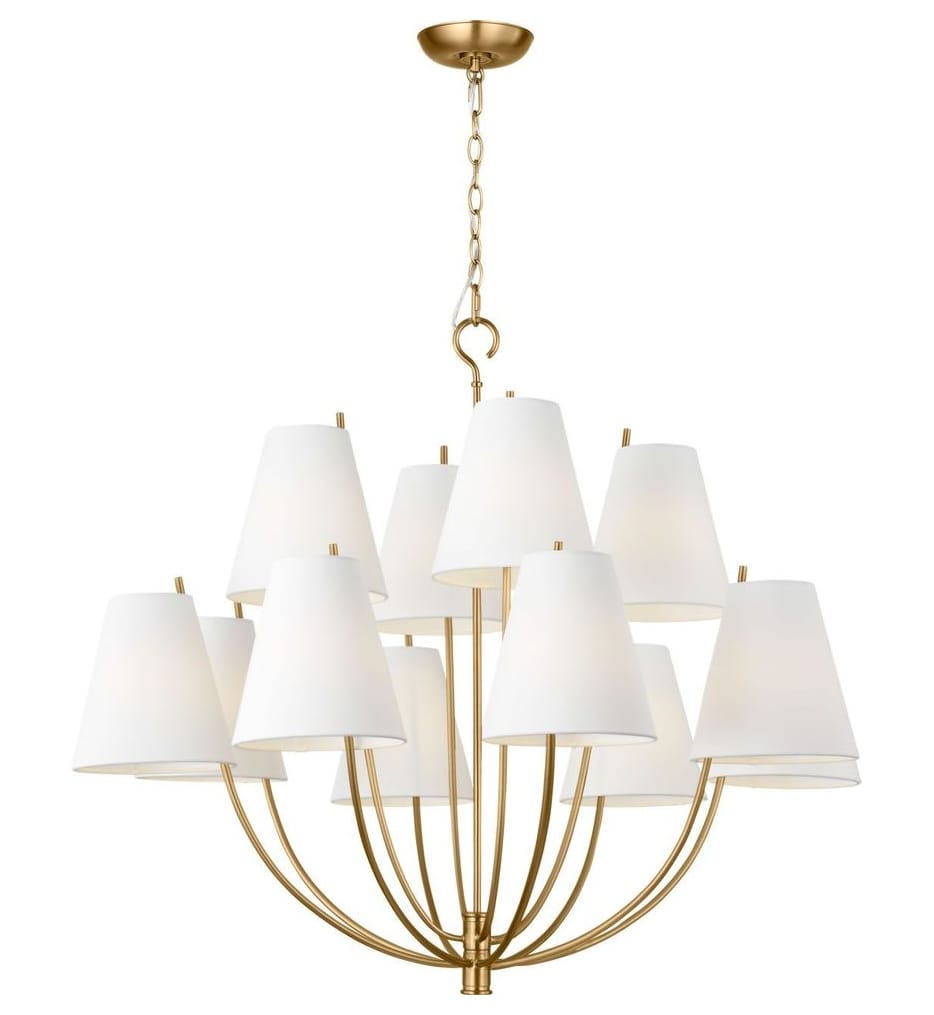 Visual Comfort Studio - CC18412BBS - Marina 40-inch Chandelier