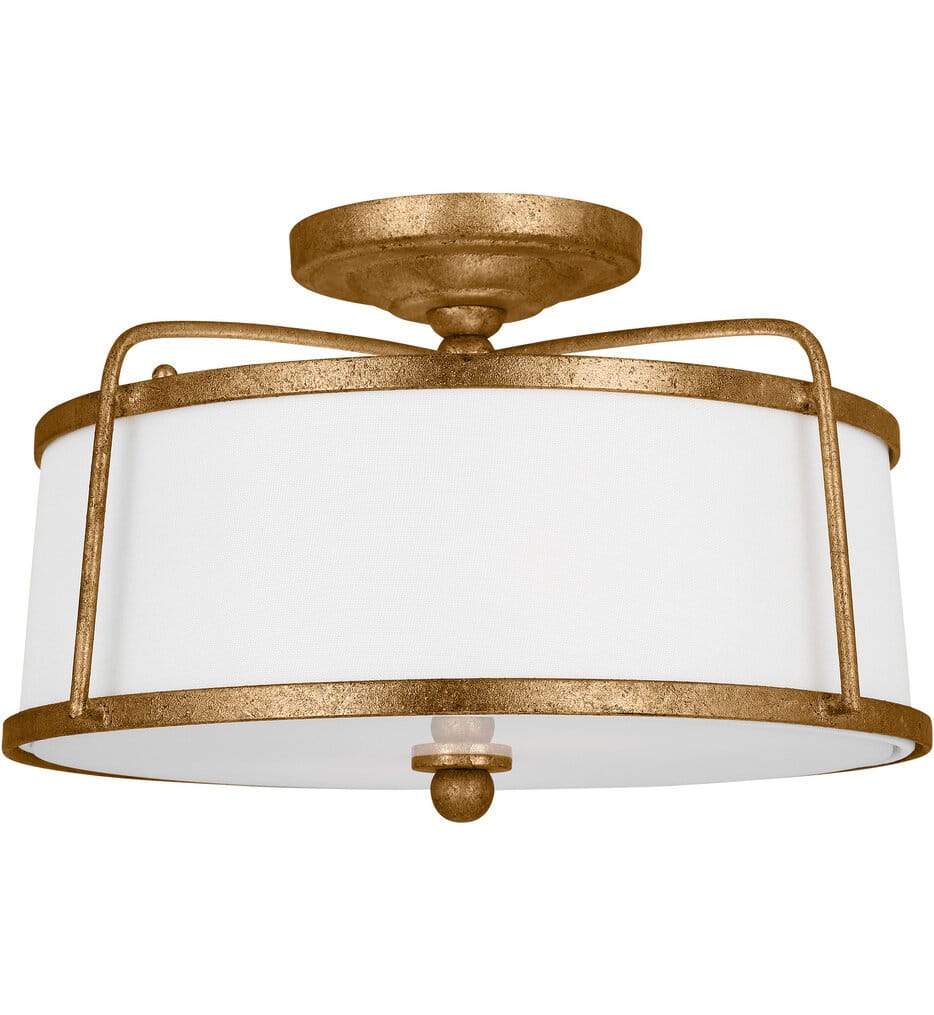 Visual Comfort Studio - CF1102ADB - Stonington 14" Semi-Flush Mount