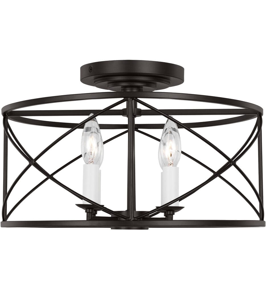 Visual Comfort Studio - Chapman & Myers - Beatrix 15" Semi-Flush