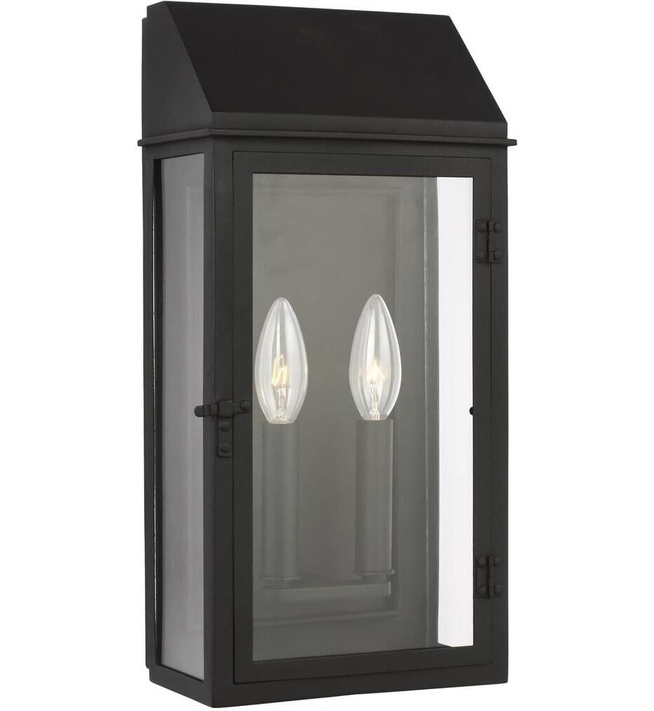 Visual Comfort Studio - CO1262TXB - Chapman & Myers - Hingham 16" Outdoor Wall Sconce