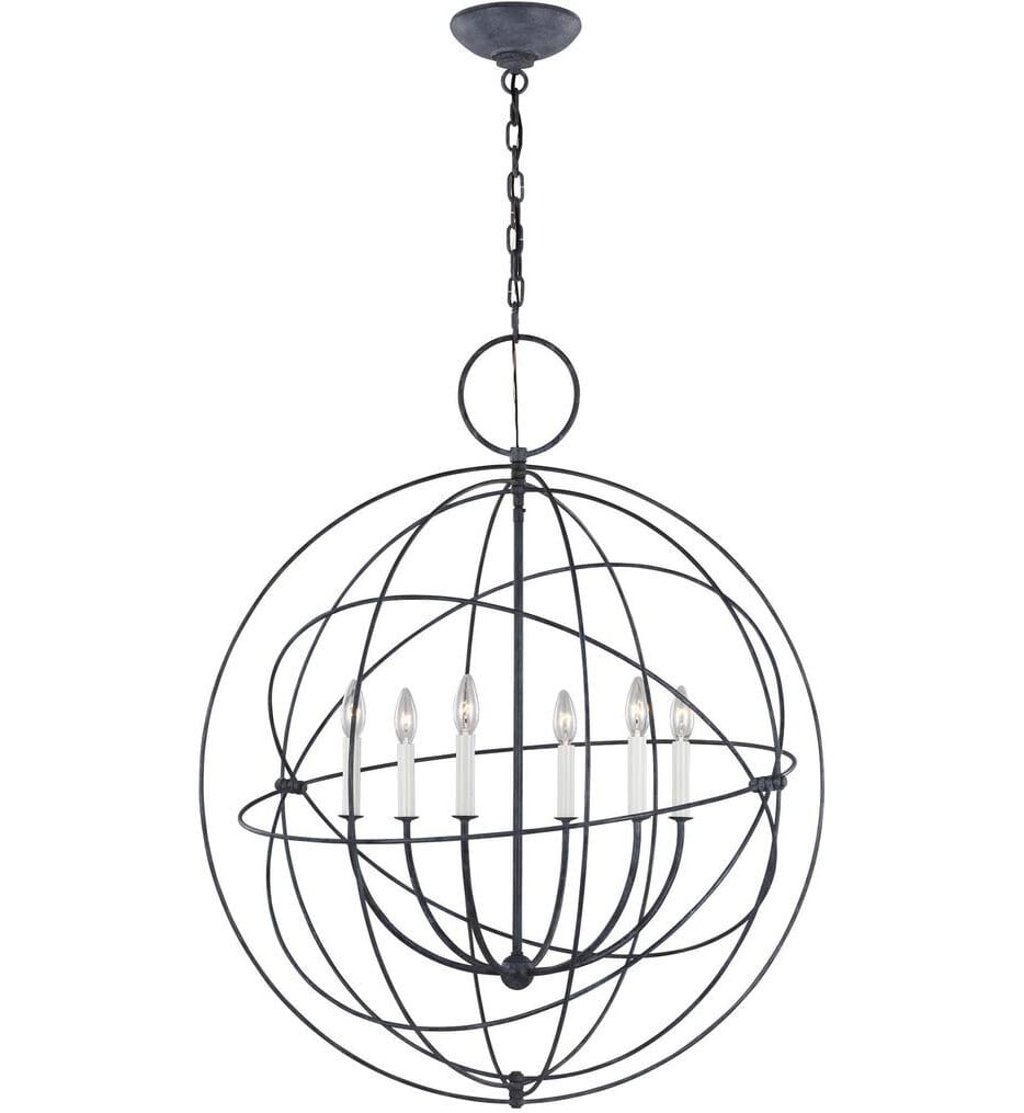 Visual Comfort Studio - CP1246WGV - Chapman & Myers - Bayberry 31.875" Pendant
